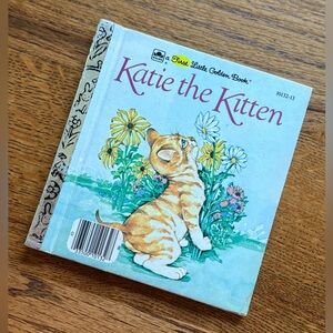 Vintage Katie the Kitten by Little Golden Books - copyright- 1982